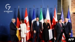 Các Ngoại trưởng khối G7 họp tại Muenster, Đức, ngày 3/11/2022.