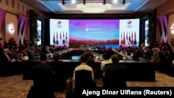 Cuộc họp Bộ trưởng Ngoại giao ASEAN tại Jakarta, Indonesia, vào ngày 11/7/2023. 