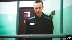 Ông Navalny bị giam cầm trong nhà tù liên bang Nga ở Melekhovo (hình ảnh được công bố hồi tháng 6/2023).