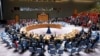 اقوام متحدہ کی سلامتی کونسل کے ارکان نے 10 جون 2024 کو غزہ میں اسرائیل اور حماس کے درمیان آٹھ ماہ سے جاری جنگ کو ختم کرنے کےلیےجنگ بندی کے منصوبے کی توثیق کرنے والی اپنی پہلی قرارداد کی منظوری کے لیے ووٹ دیا۔فوٹو اے پی