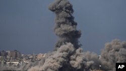 Israeli không kích Dải Gaza, 20/10/2023.