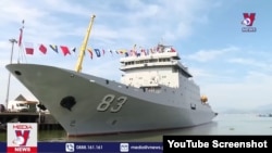 Tàu Hải quân Trung Quốc Thích Kế Quang (Qi Jiguang) hôm 23/5/2023 cập cảng Tiên Sa, Đà Nẵng.