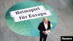 Almanya Başbakanı Olaf Scholz, Mart ayında Euro 2024'e 100 gün kala geri sayım etkinliğine katılmıştı.