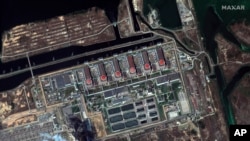Ảnh chụp vệ tinh nhà máy điện hạt nhân Zaporizhzhia