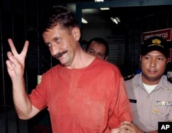Viktor Bout khi còn bị giam giữ (ảnh tư liệu, Bangkok, Thái Lan, 11/8/2009).