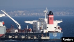 Một tàu chở dầu của Nga ở Thổ Nhĩ Kỳ.