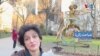 پاکستانی آرٹسٹ شازیہ سکندر کے بنائے مجسمے کے نیویارک میں چرچے