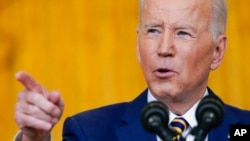 Tổng thống Joe Biden đã có một cuộc họp báo để đánh dấu tròn một năm nắm quyền