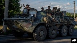 Binh sĩ Ukraine ở vùng Donetsk, đông Ukraine, hôm 20/7/2022.