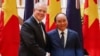 Thủ tướng Úc Scott Morrison và Thủ tướng Việt Nam Nguyễn Xuân Phúc, Hà Nội, ngày 23/8/2019.