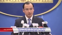 Việt Nam phản ứng vụ TQ kêu gọi ‘chiến tranh trên biển’