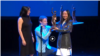 Ca sĩ Mai Khôi nhận Giải thưởng Quốc tế Havel 2018 tại Oslo, Na Uy, ngày 30/5/2018. Ảnh Facebook Olso Freedom Forum.