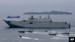 Hải quân Philippines và Úc diễn tập chung ở vịnh Subic, tháng 10/2017