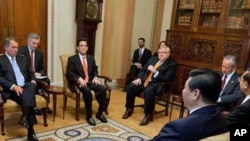 دورہ امریکہ: چینی نائب صدر ژی شین پنگ اور ایوان نمائندگان کے اسپیکر جان بینرکی ملاقات