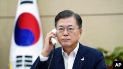 Tổng thống Hàn Quốc Moon Jae-in.