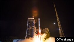 Một vụ phóng vệ tinh của Tập đoàn Khoa học và Công nghệ Hàng không Không gian Trung Quốc CASC.