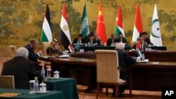 بیجنگ میں پانچ اسلامی ملکوں کے وزرا خارجہ کی چینی وزیر خارجہ سے ملاقات