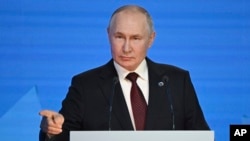 Tổng thống Nga Putin ở Sochi, Nga, hôm 5/10/2023.