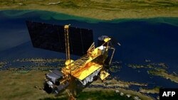 Vệ tinh Nghiên cứu Thượng tầng Khí quyển (UARS) của NASA được phi thuyền con thoi Discovery phóng vào quỹ đạo ngày 15 tháng 9 năm 1991 (ảnh tư liệu)