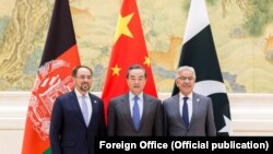 پاکستان، چین اور افغانستان کے وزرائے خارجہ