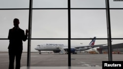 Máy bay hãng hàng không Aeroflot ở Sheremetyevo (Reuters)