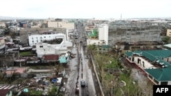 Một khu vực ở Philippines bị ảnh hưởng bởi bão Goni. 