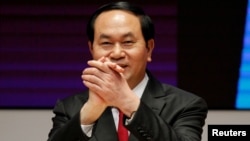 Chủ tịch Việt Nam tại Hội nghị APEC ở Peru cuối năm 2016.