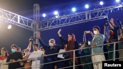 کراچی میں حکومت مخالف اپوزیشن اتحاد کا جلسہ 