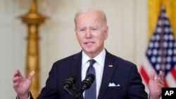 Tổng thống Joe Biden phát biểu về Ukraine tại Tòa Bạch Ốc ngày 15/2/2022.