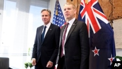 Ngoại trưởng Mỹ Blinken thăm New Zealand.